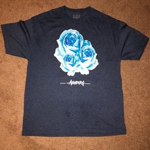 ANENBERG BLUE HEATHER T SHIRT